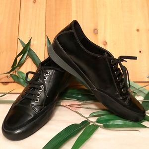 Mephisto Brenia Black Patent Lace Up Leather Shoes